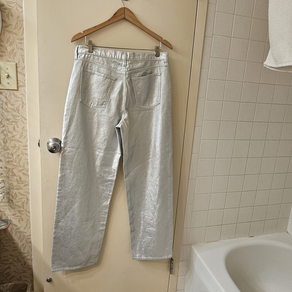 Universal Thread - Women's 100% cotton Silver Straight Leg Jeans -Size 8R - Picture 4 of 10